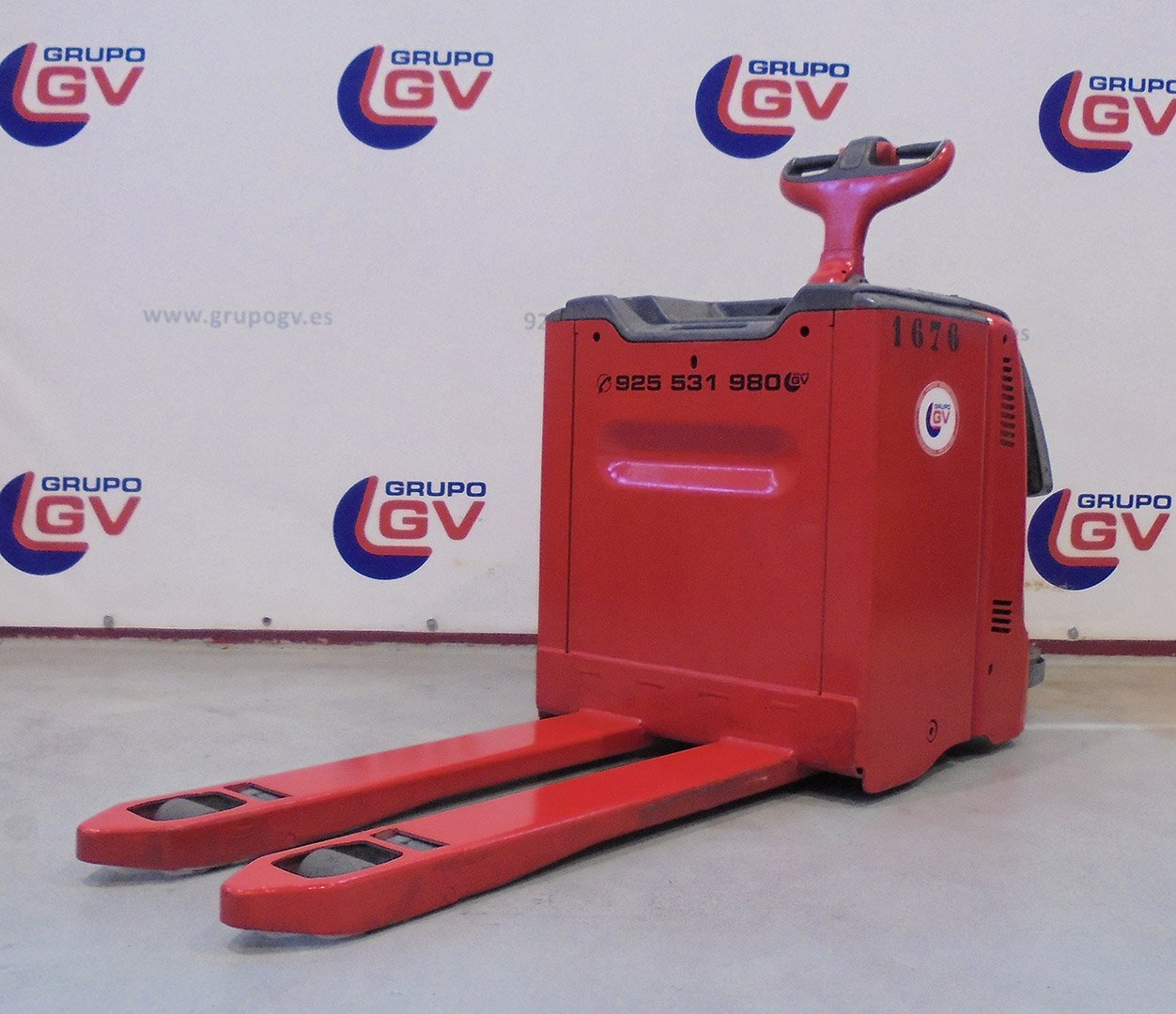 Transpaleta eléctrica con plataforma Linde T20AP - Imagen 2